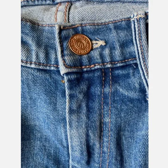 MOTHER Jeans Maroon Glace Fray Denim Pants Womens 24